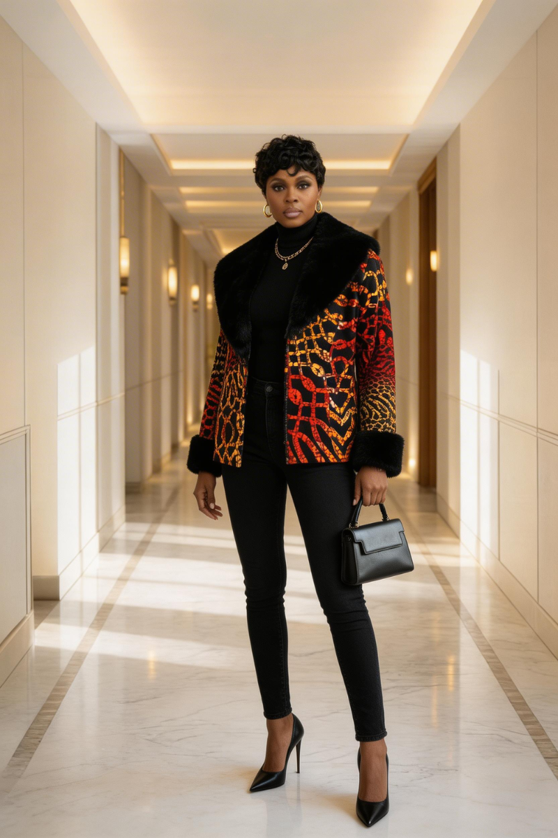 ZURI ANKARA FUR JACKET