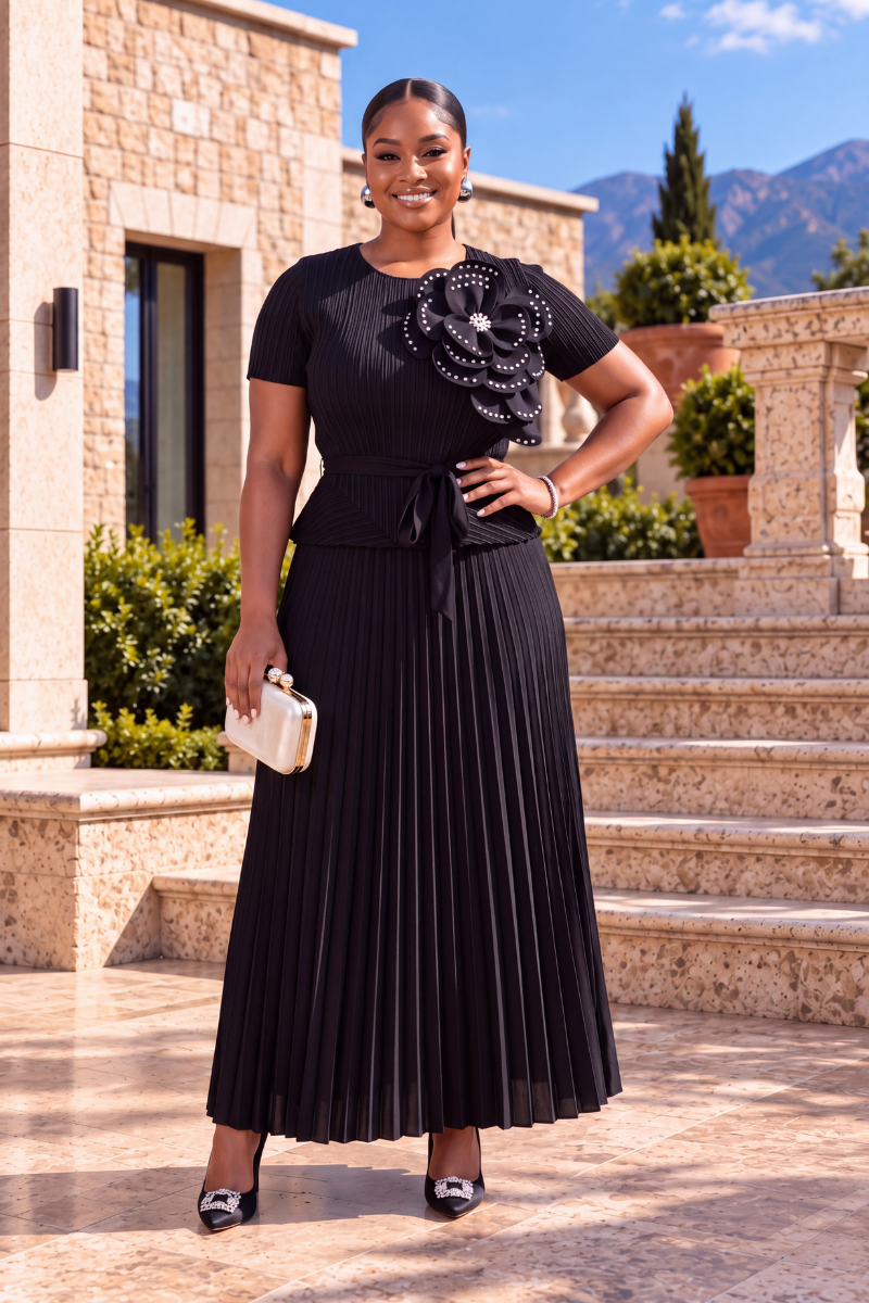 Classy Lady Pleats Set