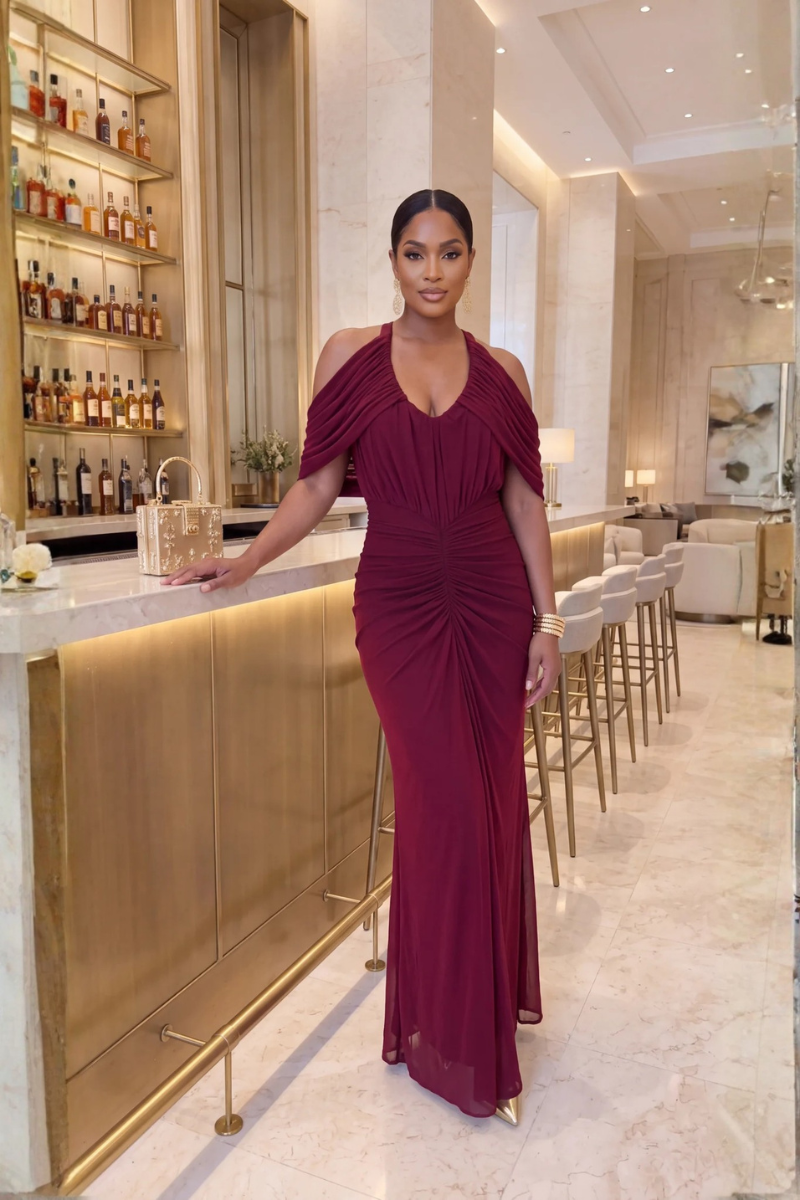 Rochelle Drape Dress