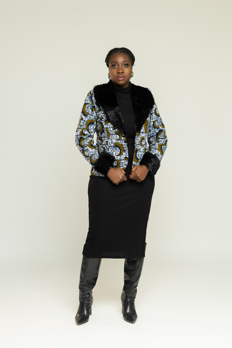 ZURI ANKARA FUR JACKET
