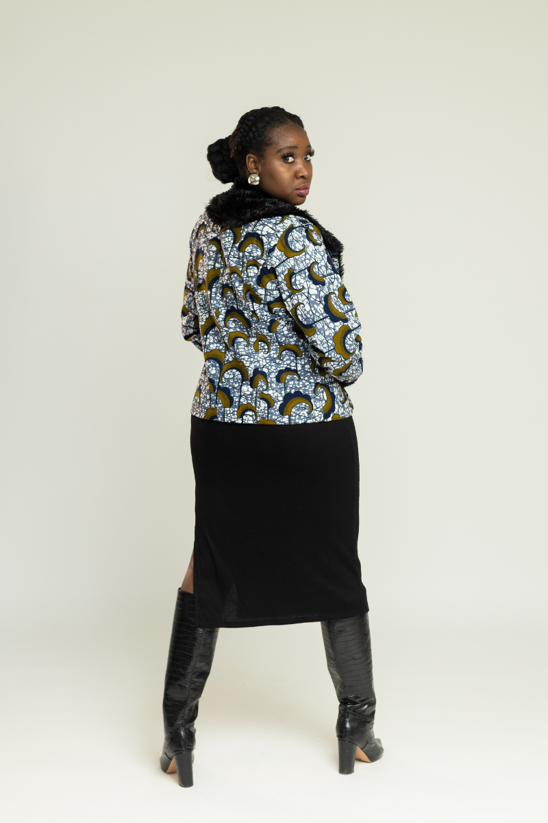 ZURI ANKARA FUR JACKET