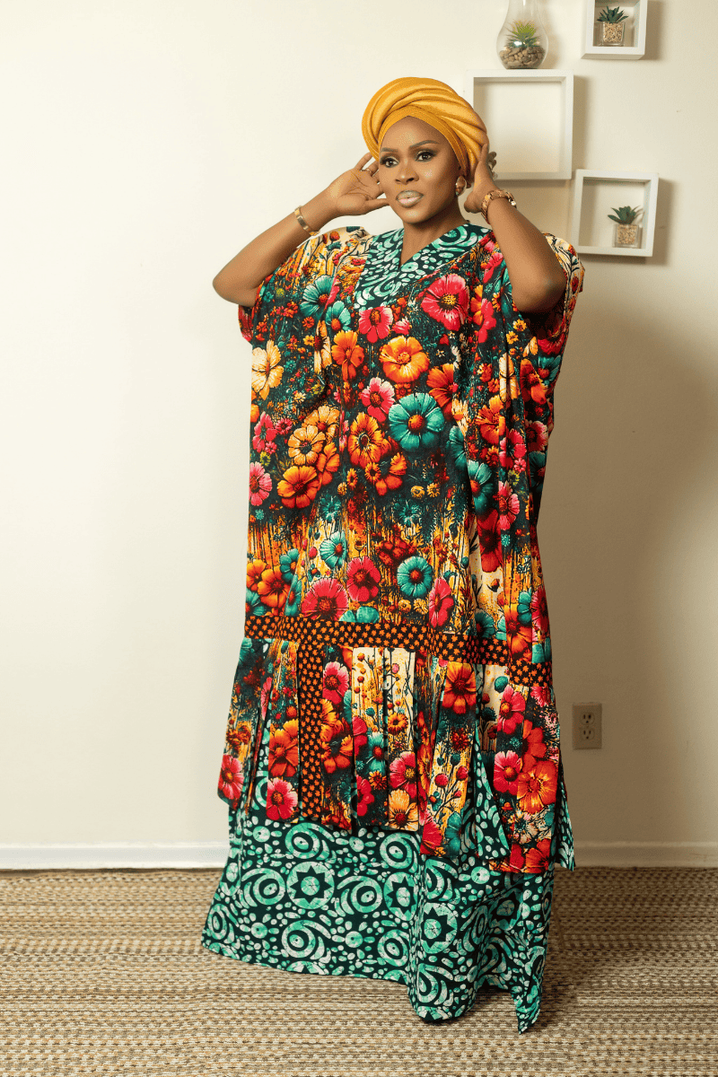 FLORA ANKARA PRINT BOUBOU