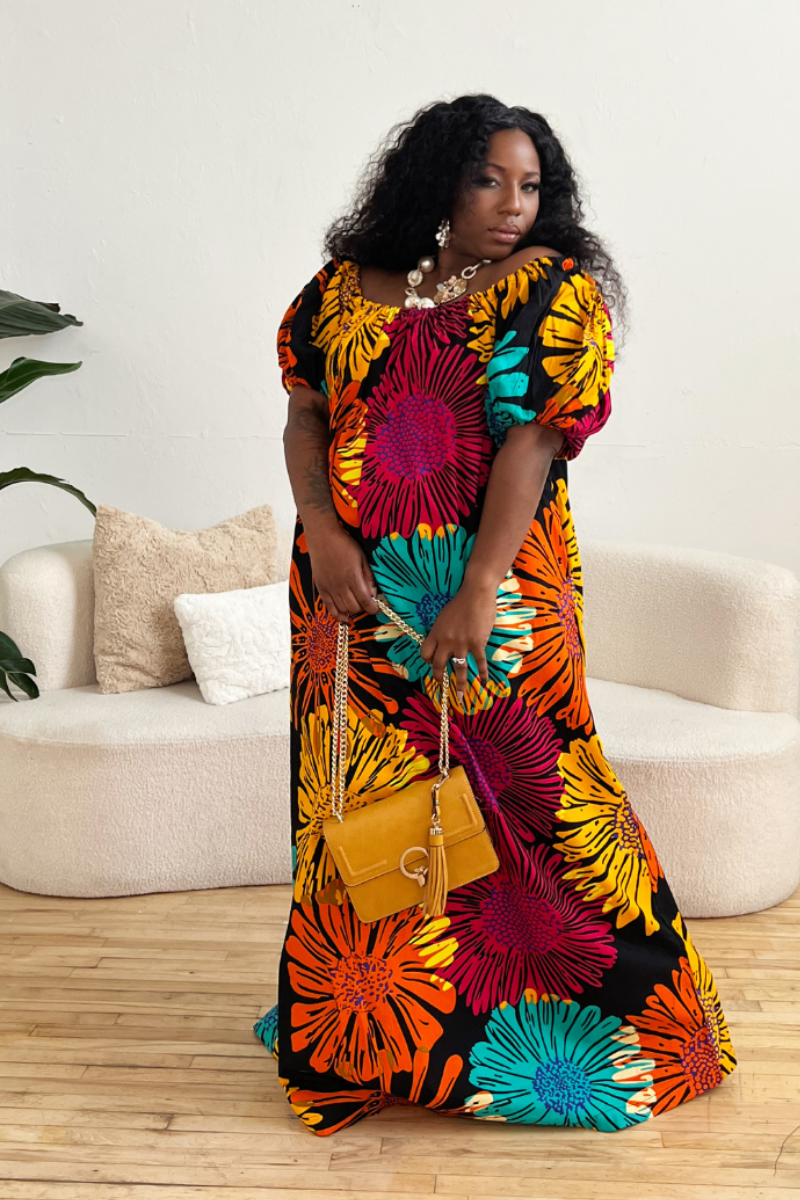 Shakara African Print Boubou