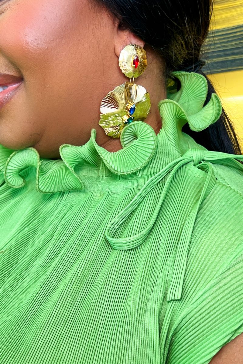 Lime Luxe Dress