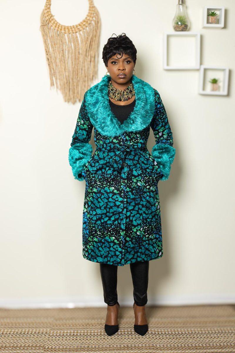 JADE POWER TRENCH COAT