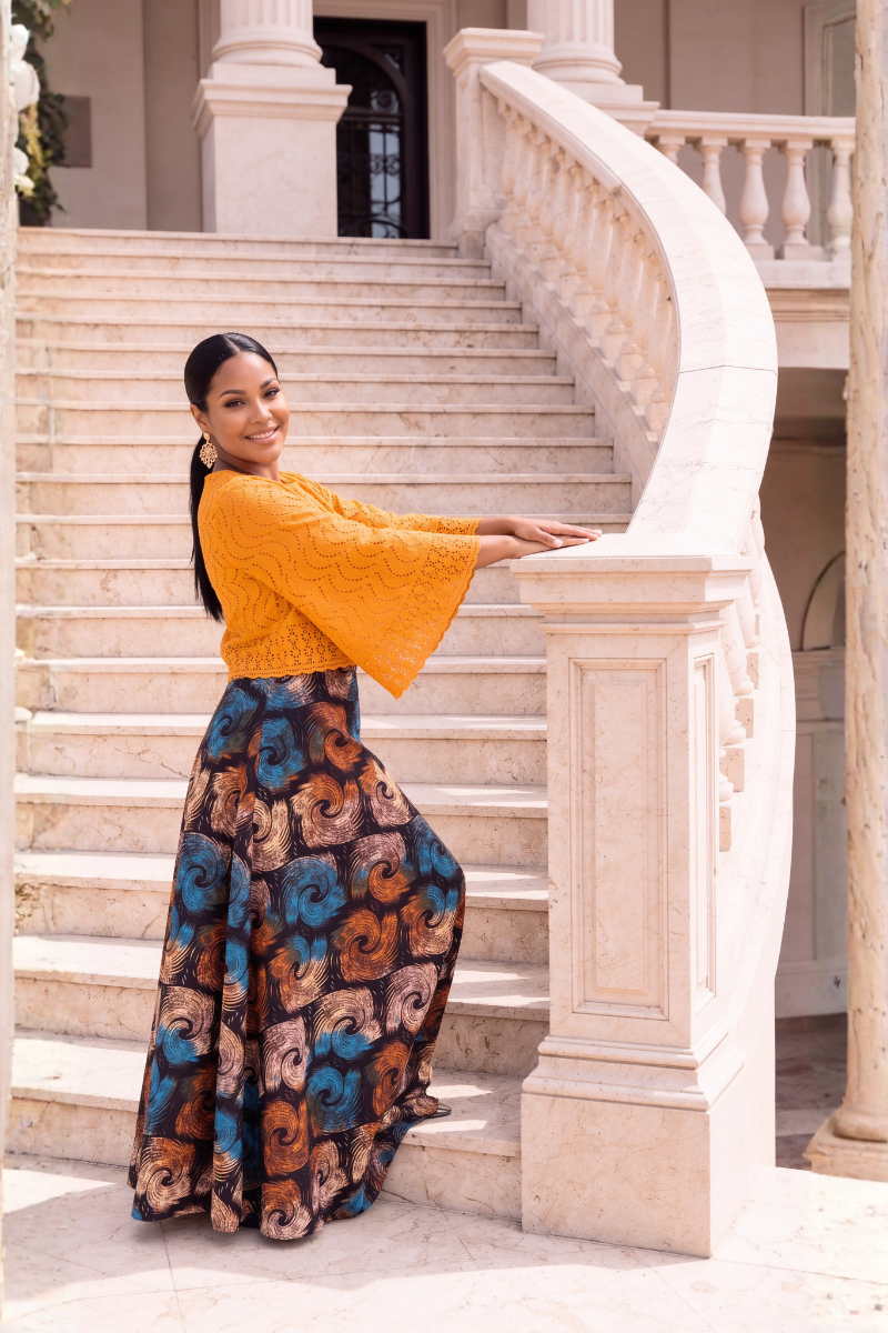 Ola Cropped Set /ORANGE