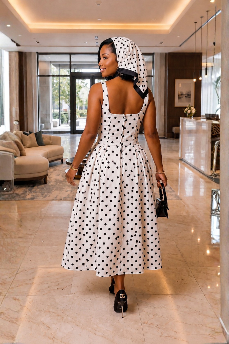 Alexia Polka Dot Dress