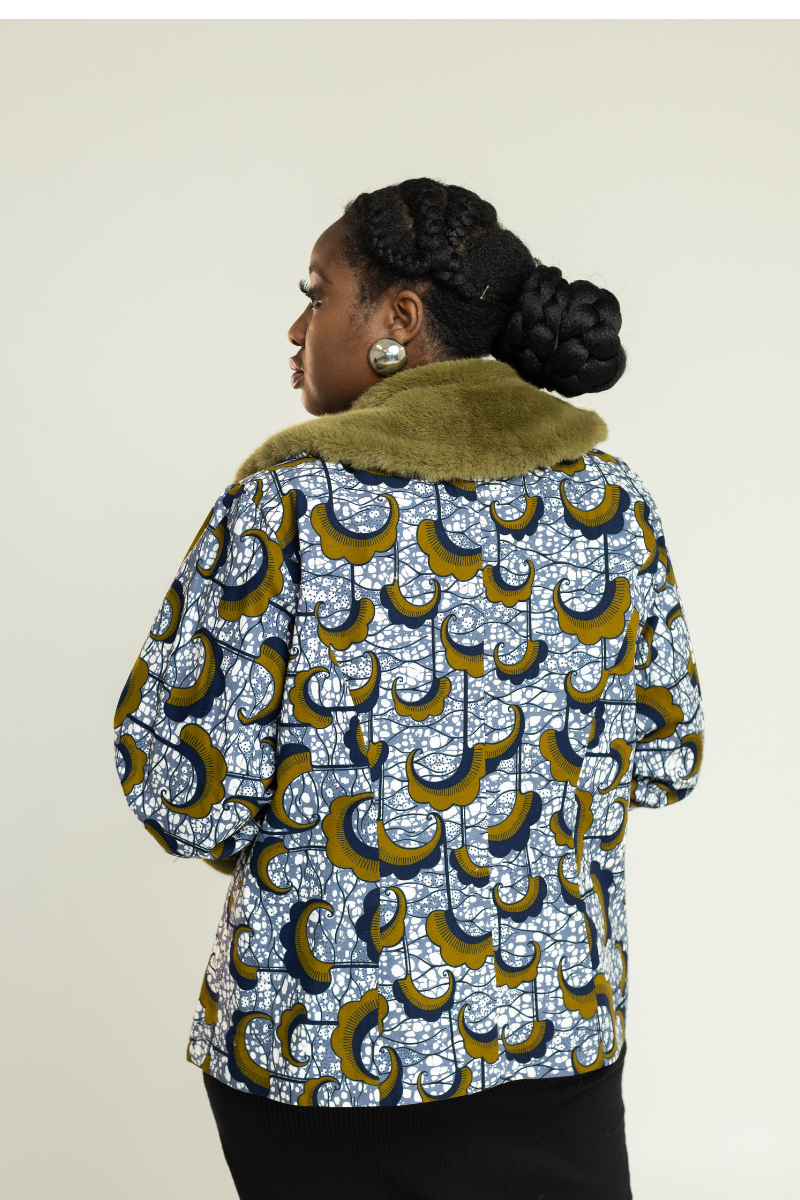 JILLIAN ANKARA FUR JACKET