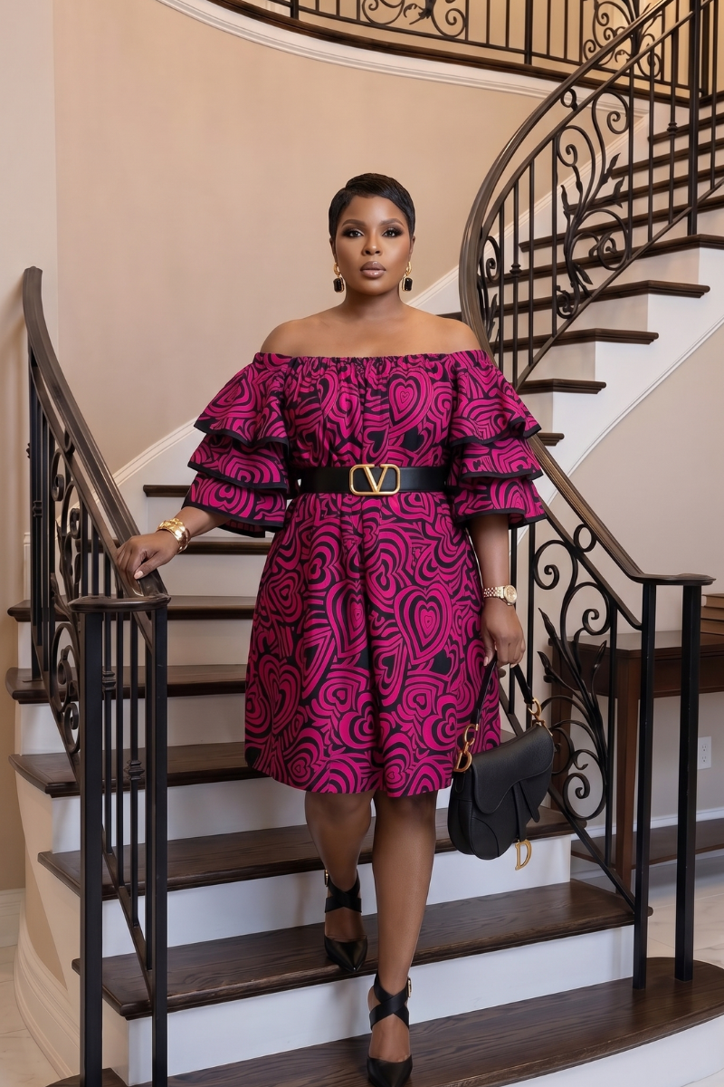 THEE OFF-SHOULDER DRESS