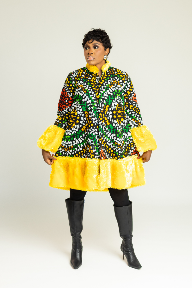 MOODSET ANKARA FUR DRESS