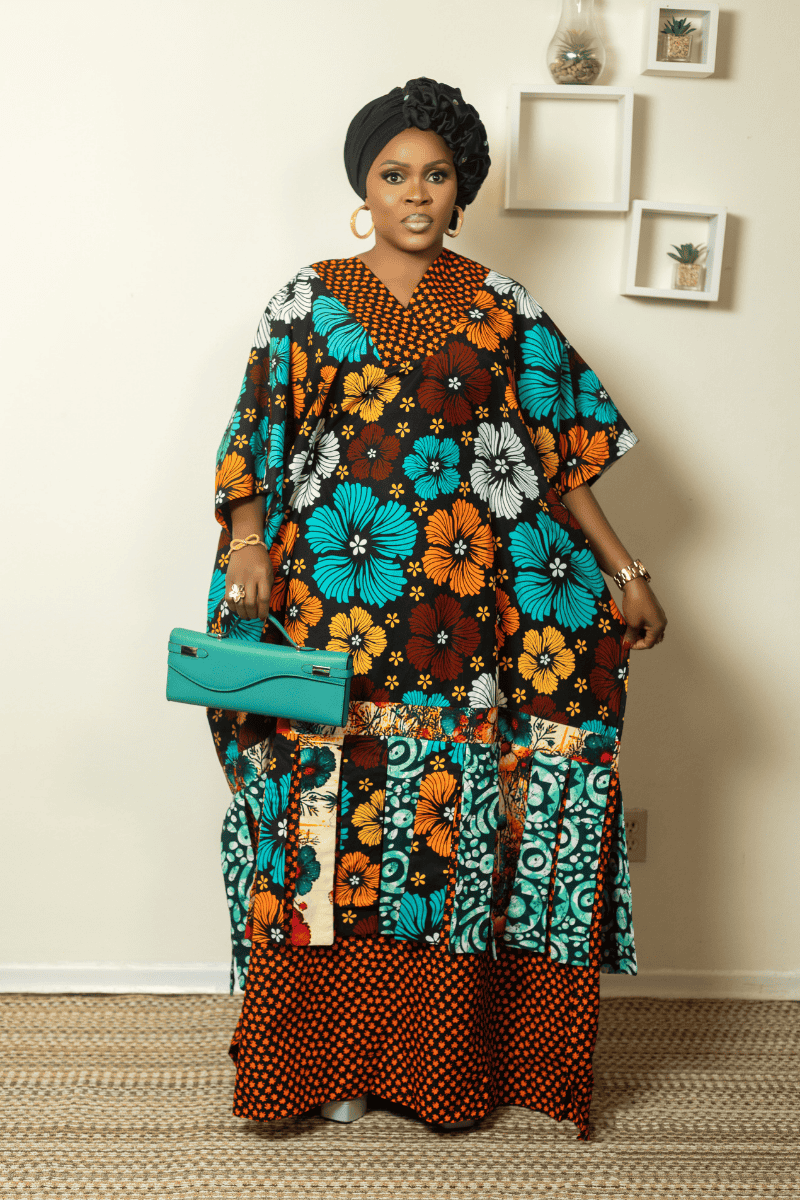 FLORA  ANKARA PRINT BOUBOU
