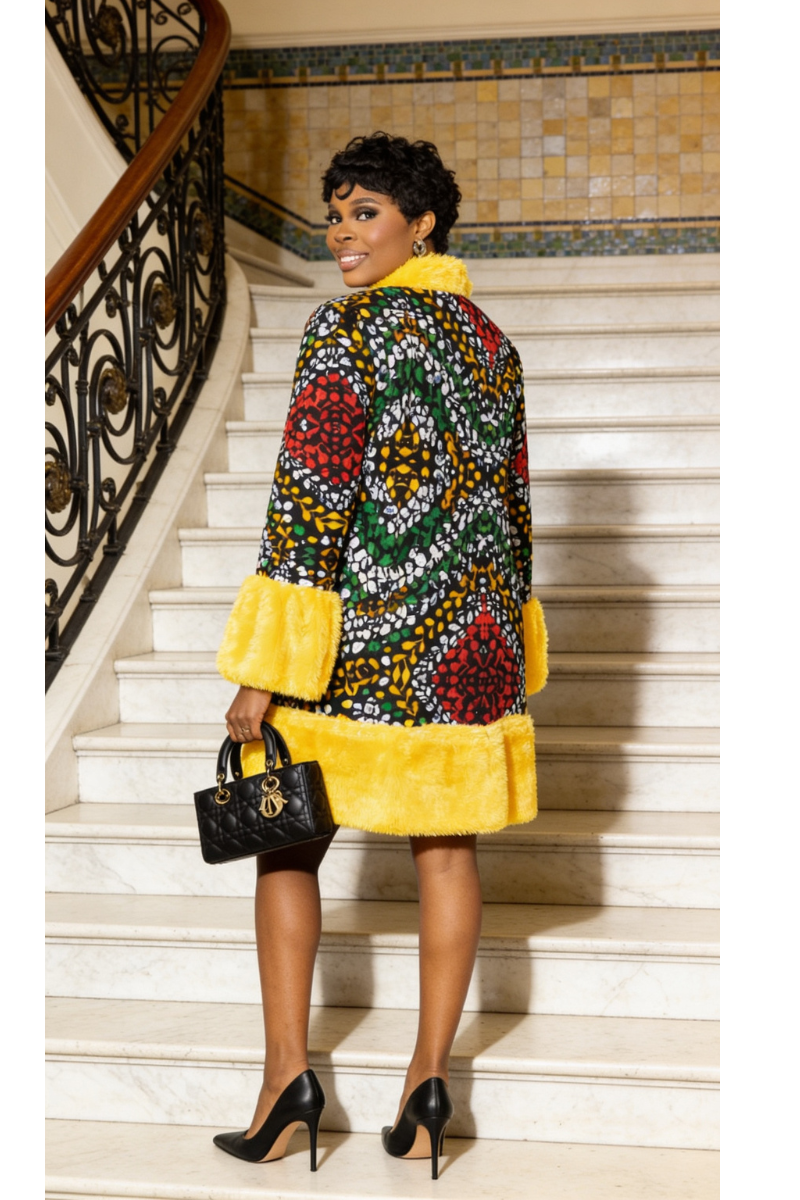 JAZMINA ANKARA FUR DRESS