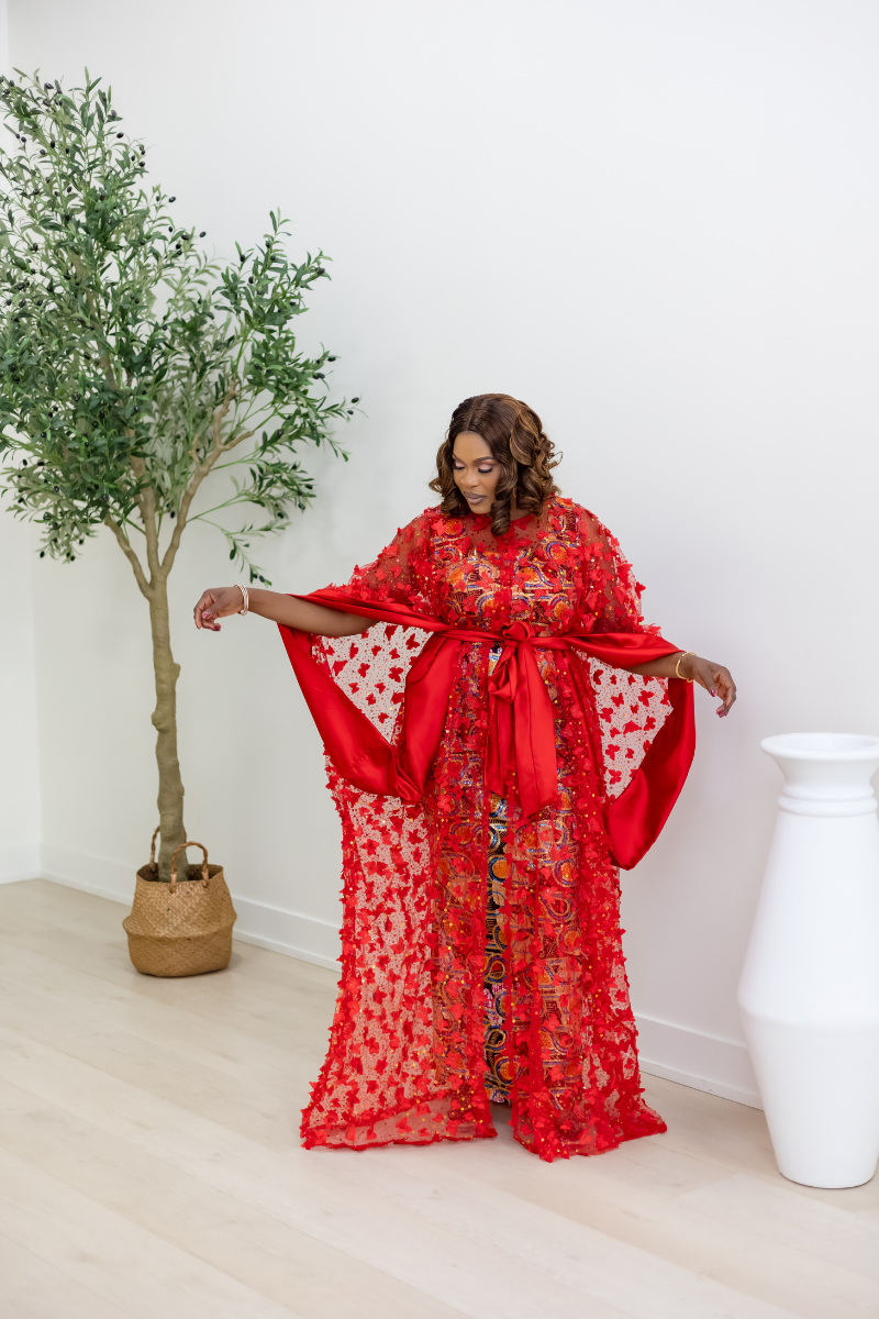 Fluer De Luxe Lace Kimono