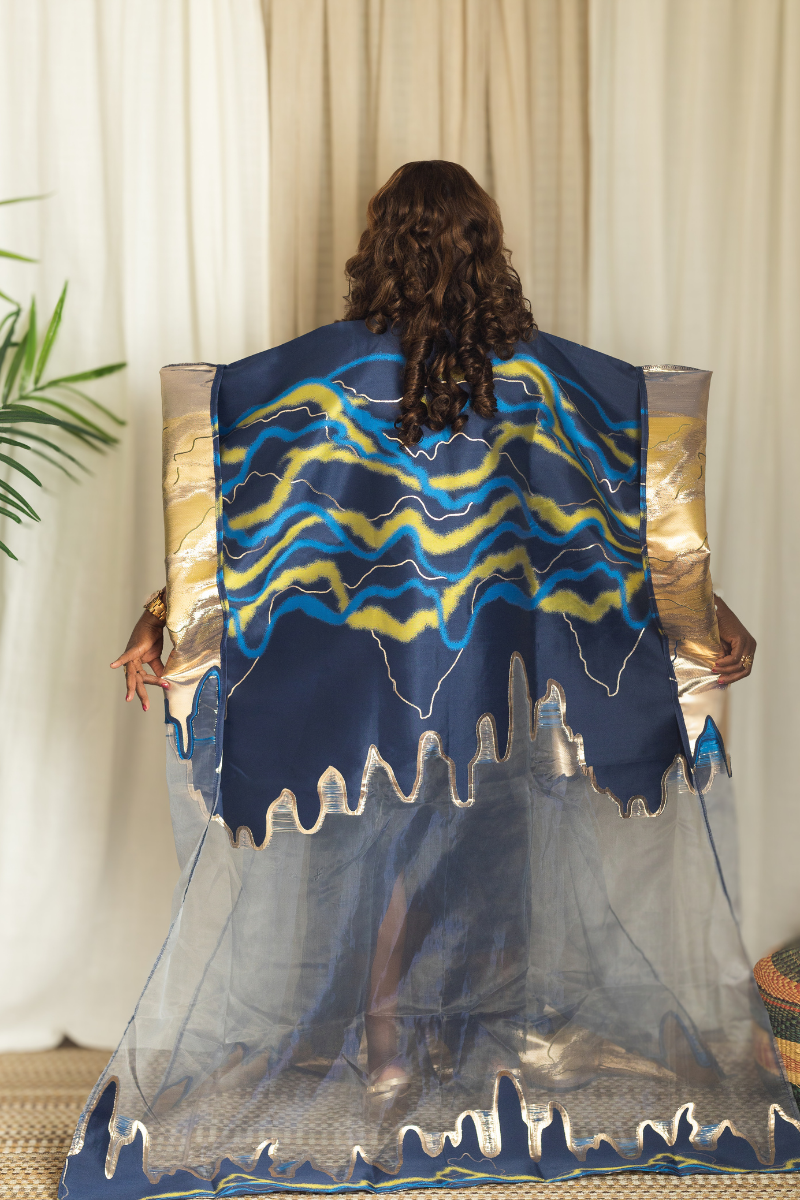 BIG WOMAN NO STRESS BOUBOU BLUE