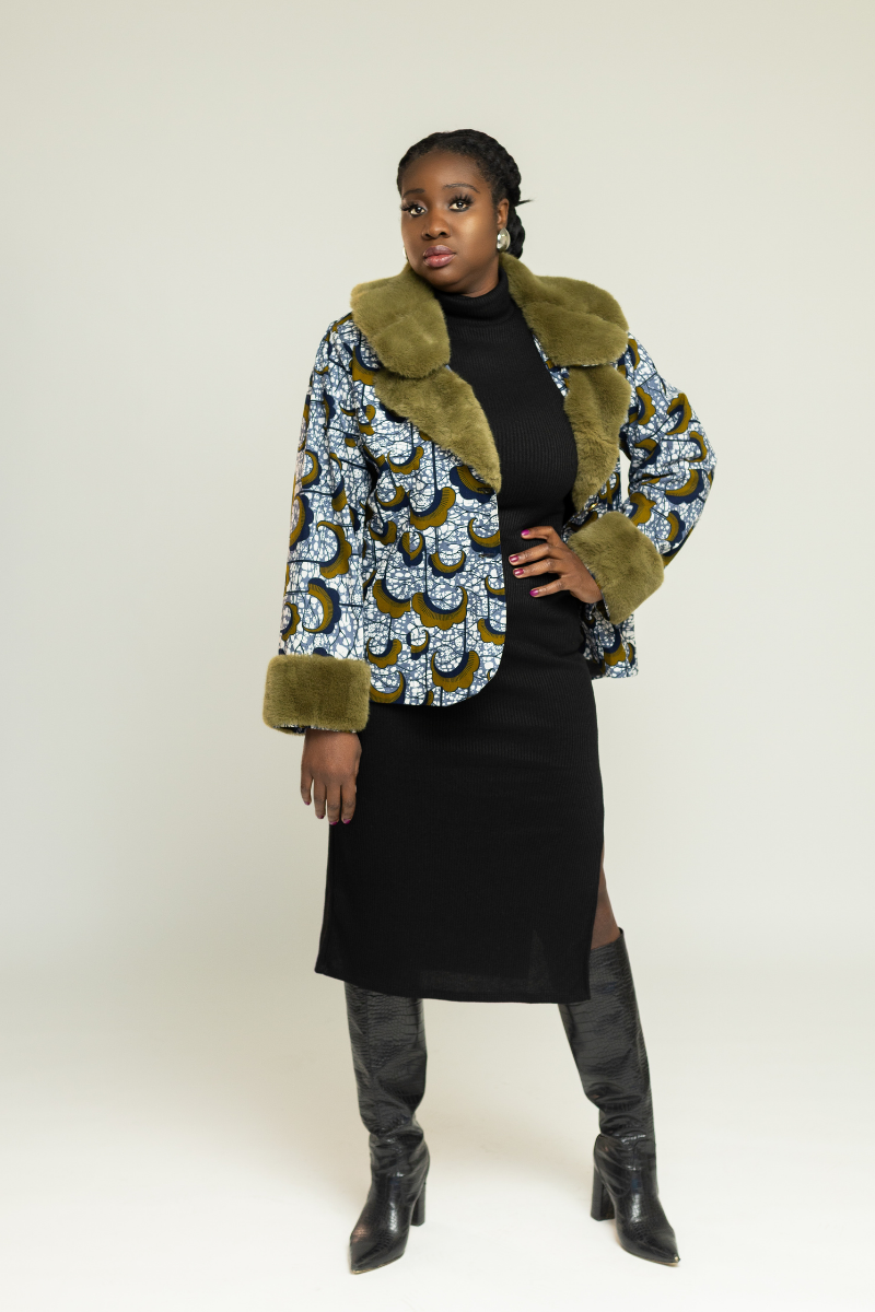 JILLIAN ANKARA FUR JACKET