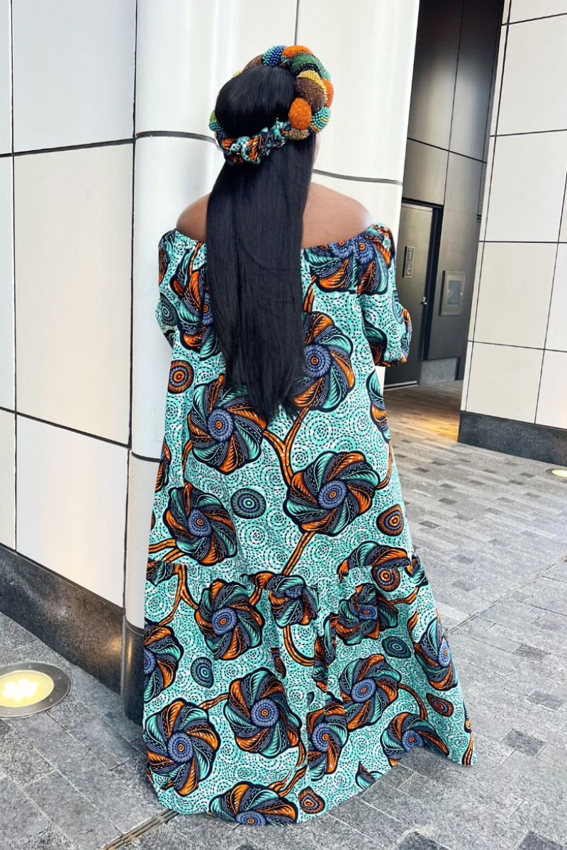 Jojo African Print Dress
