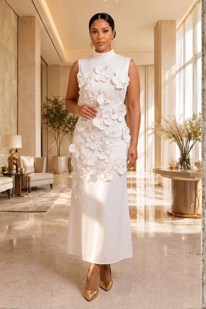 Whispering Petals Dress