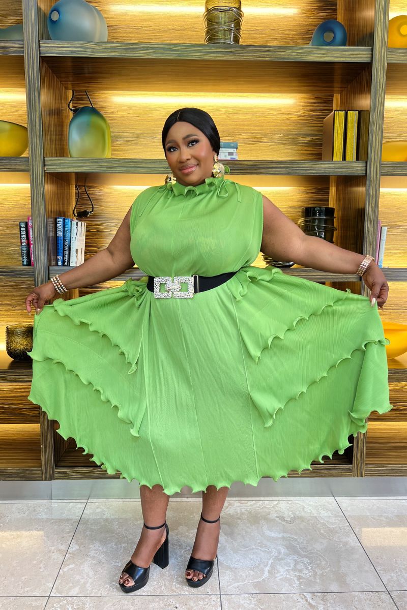 Lime Luxe Dress