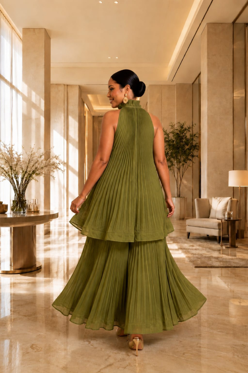 Olive Muse Dress