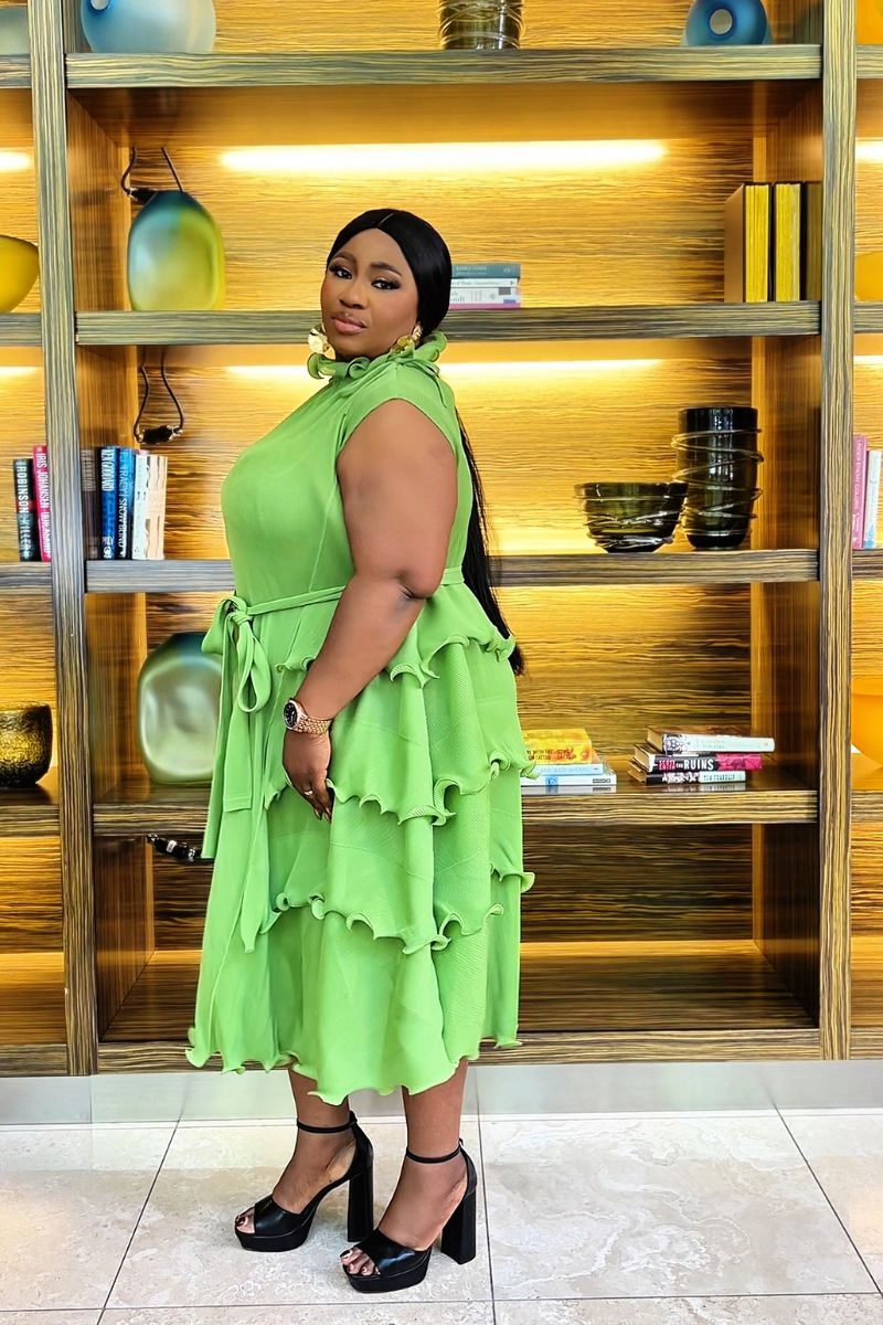 Lime Luxe Dress