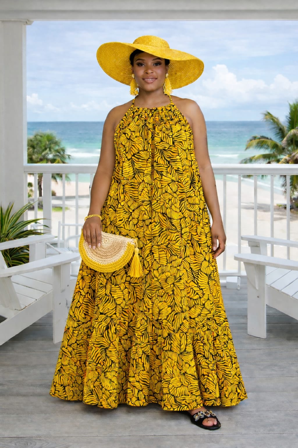 SUNLIT MUSE MAXI DRESS